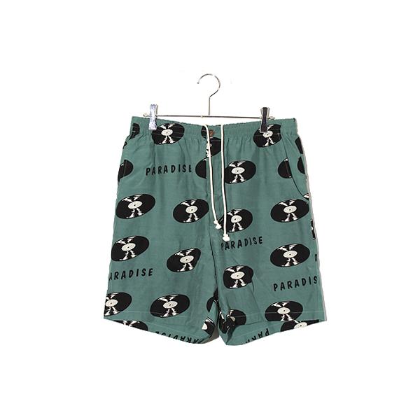 ワコマリア アロハショーツ レコード柄 RECORDS HAWAIIAN SHORTS【GRAY】｜WACKO MARIA｜MELTING POT