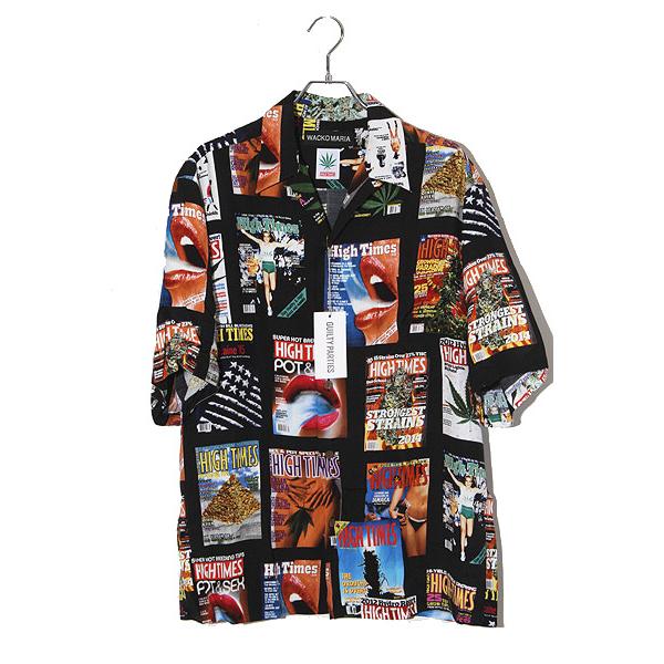 未使用品☆WACKO MARIAワコマリア☆人気新作50'S半袖ハワイアンシャツ WACKO MARIA ワコマリア HAWAIIAN SHIRT S/S (TYPE-3) 薔薇
