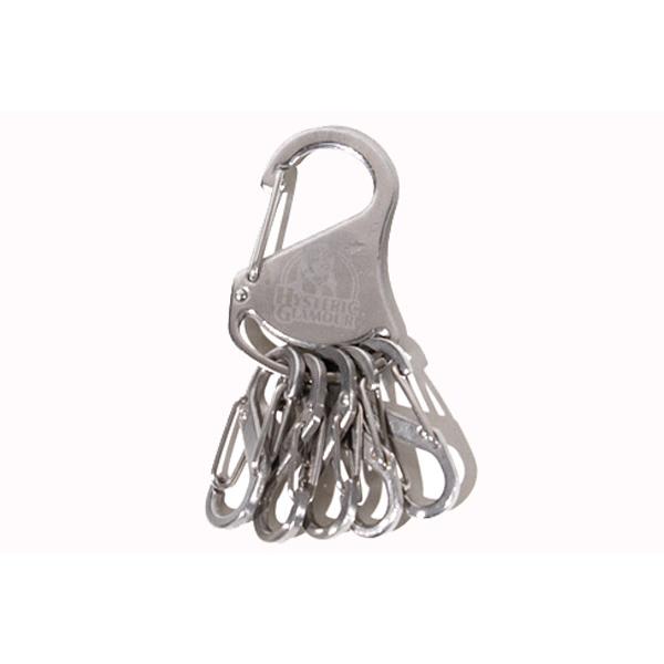 ヒステリックグラマー NITE IZE WOMAN AFLAME カラビナ HYSTERIC GLAMOUR NITE IZE × WOMAN AFLAME pt 5連 カラビナ