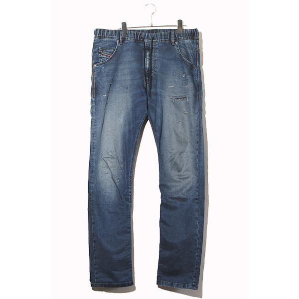 DIESEL KROOLEY-NE デニムパンツ W34 INDIGO DIESEL ディーゼル KROOLEY-NE デニムパンツ ジョグジーンズ W34