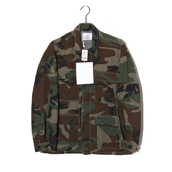 【中古】未使用品 2023SS BASICKS ベイシックス USA Camo Jacket 迷彩 ミリタリージャケット W CAMO カモ S4-0101 未使用品 2023SS BASICKS ベイシックス USA Camo Jacket 迷彩