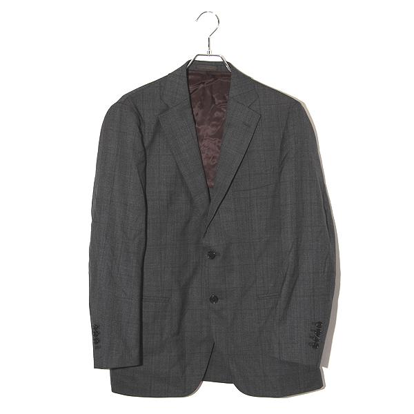【中古】マッキントッシュ ロンドン NEW BRIDGE ウール チェック 2B シングル テーラードジャケット G2H30-627-07 MACKINTOSH LONDON マッキントッシュ ロンドン NEW BRIDGE ウール