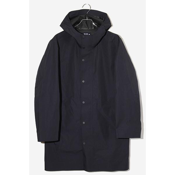ユニクロ（UNIQLO） 未使用品 ブロックテックコート M NAVY ネイビー
