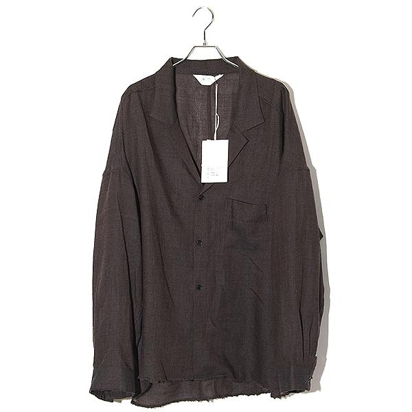 未使用品 2025AW ANCELLM アンセルム WOOL KERSEY TAILORED SHIRT