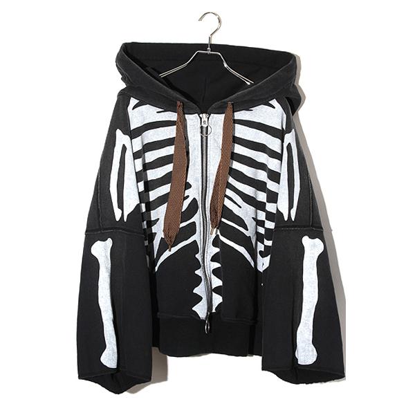 未使用品 KAPITAL キャピタル 裏毛 デビルフードブルゾン (BONEpt