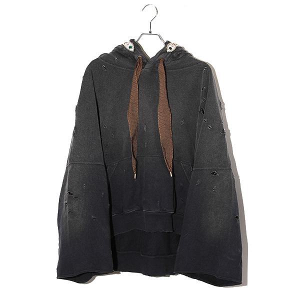 KAPITAL キャピタル パーカー スリラー デビルフード 未使用品 KAPITAL キャピタル Thriller Damage Devil Hooded Parka 裏