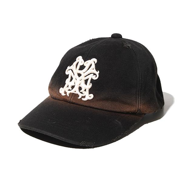 2024AW KAMIYA × CA4LA カミヤ カシラ 'KMY' Distressed Cap キャップ