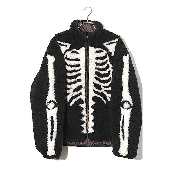 KAPITAL キャピタル Bone Boa Fleece Reversible Blouson BONE柄ボア