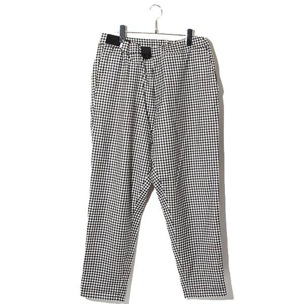 【中古】Graphpaper マジック ギンガムチェック クックパンツ FREE BLACK/WHITE ブラック ホワイト GM193-40095 Graphpaper グラフペーパー Marzotto gingham cookpants マジック