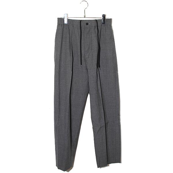 ATON エイトン WOOL TROPICAL TAPERED EASY PANTS ウール トロピカル