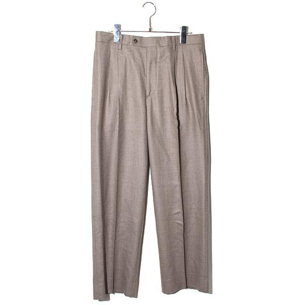 【中古】2025AW AURALEE オーラリー SUPER LIGHT WOOL TWO-TUCK SLACKS 2タック スラックス 3 TOP BROWN A25AP02OS 2025AW AURALEE オーラリー SUPER LIGHT WOOL TWO-TUCK SLACKS