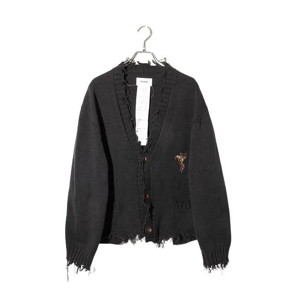 2023SS doublet ダブレット OVERSIZED CUT-OFF CARDIGAN オーバー