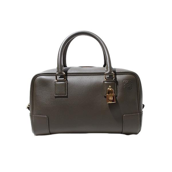 ロエベ アマソナ23 レザー ハンドバッグ パドロック 鍵 保存袋 シリアルあり LOEWE（ロエベ） AMAZONA アマソナ23 バッグ ナパカーフ アナグラム