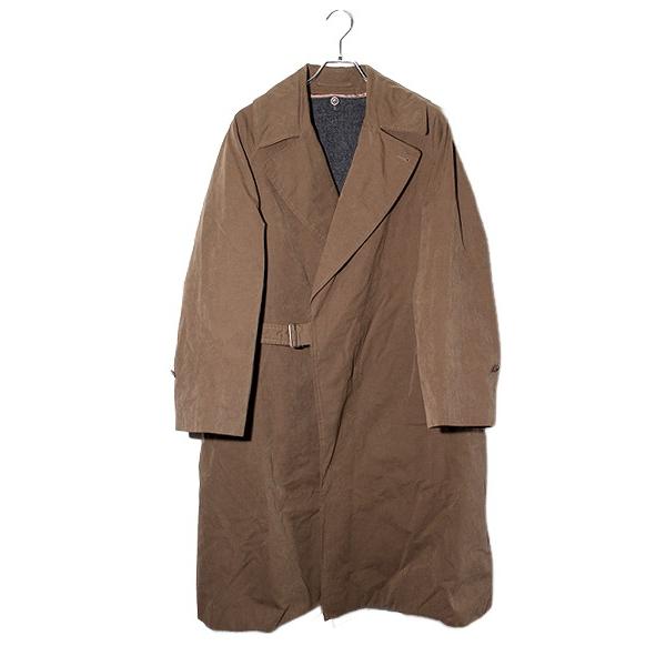 comoli 18aw ウールサージタイロッケンコート ブラウン サイズ1 | 楽天