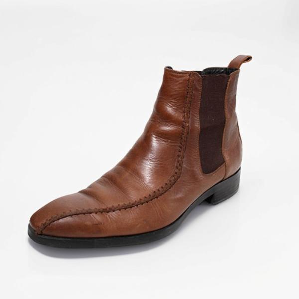 26cm ABBEY ROAD アビーロード レザー サイドゴアブーツ BROWN ブラウン 0809 AB254 /◆ メンズ