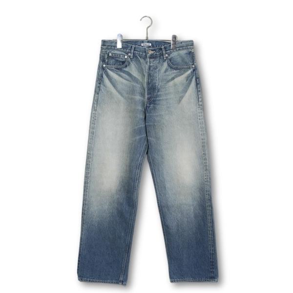 2025AW AURALEE Selvedge Faded Heavy Denim Wide Pants セルビッチ 