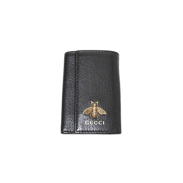 GUCCI グッチ アニマリエ BEE 6連 レザー キーケース ブラック GUCCI（グッチ） 6連 アニマリエ BEE ビー キーケース BLACK ブラック