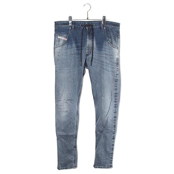 ★美品★ DIESEL KROOLEY-E-NE ジョグジーンズ　w32 DIESEL（ディーゼル） ジョグジーンズ イージー ストレッチ デニム