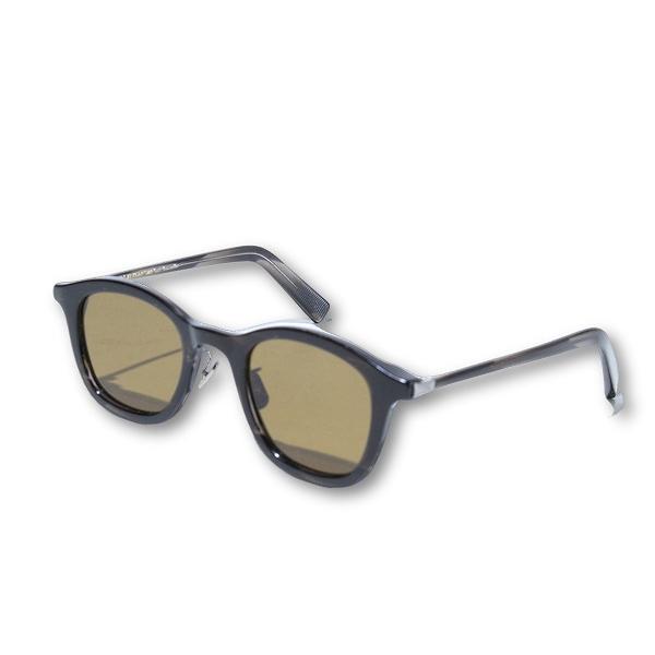EYEVAN アイヴァン 7285 フラットレンズウェリントンサングラス 47□24-142 BLACK ブラック 日本製 /● メンズ レディース