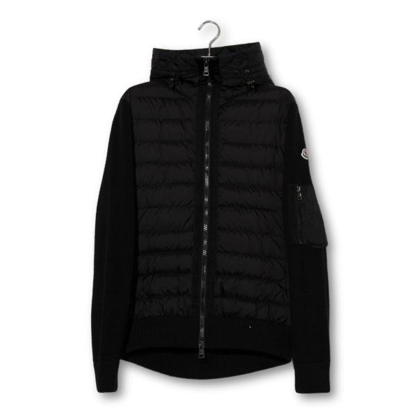 MONCLER（モンクレール） CARDIGAN TRICOT GOOSE DOWN ニット切替