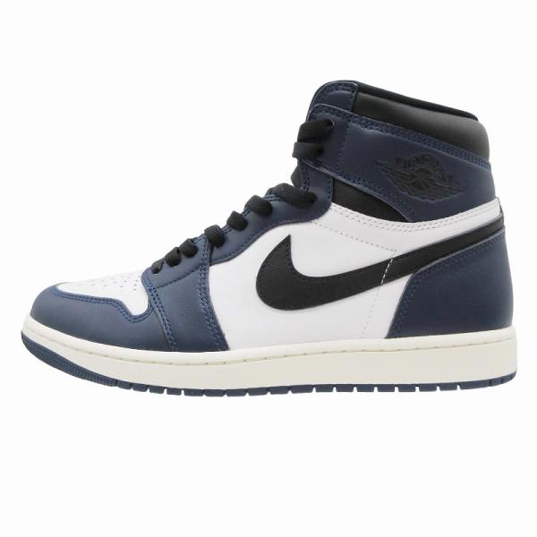 NIKE 美品 2024年 ナイキ AIR JORDAN 1 RETRO HIGH OG MIDNIGHT NAVY  