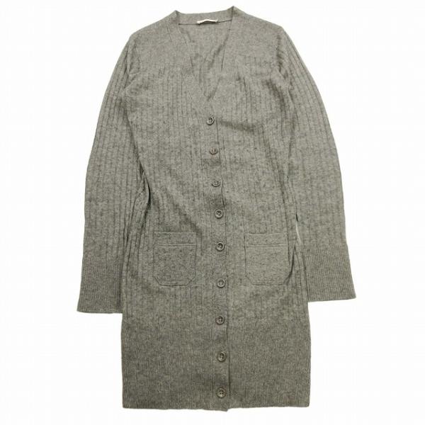Chloe（クロエ） カシミヤ 100％ ロング ニット カーディガン 長袖 V