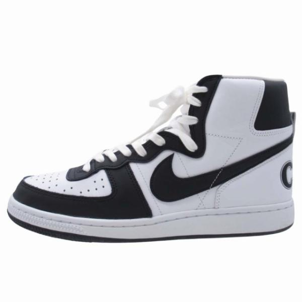 ナイキ  コムデギャルソンオムプリュス サイズ:28.5cm  23SS  TERMINATOR HIGE SP FD4159-101 ターミネーターハイスニーカー 中古 BS99 vectorpremium_012-202503220020