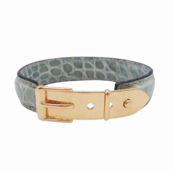 GUCCI 極美品 vintage オールドグッチ クロコレザー バングル