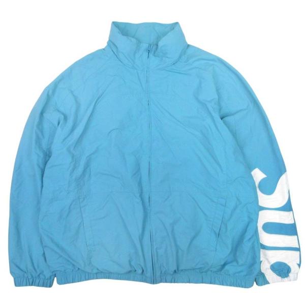 【中古】美品 21SS シュプリーム SUPREME Spellout スペルアウト トラックジャケット ナイロンジャケット XL Supreme（シュプリーム） 美品 21SS SUPREME Spellout Track Jacket