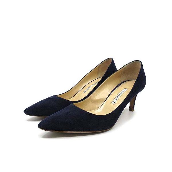 未使用】スエードパンプス◇37.5 24.5cm PELLICO ペリーコ黒