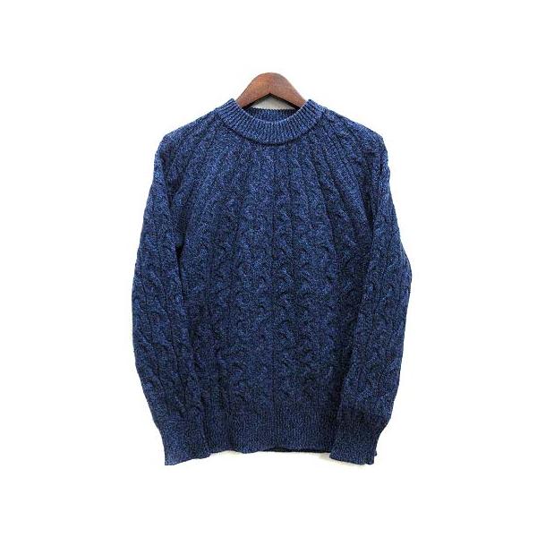 【美品】アンドレア フェンツィ イタリア製 上質ハイネックケーブルニット レッド 美品】アンドレア フェンツィ イタリア製 上質ハイネック