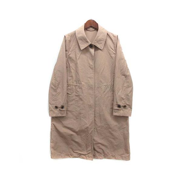 B&amp;Y ユナイテッドアローズ BEAUTY&amp;YOUTH ビューティー&amp;ユース ドロースト ステンカラー ミドル コート キャメルベージュ M 1625-139-4512