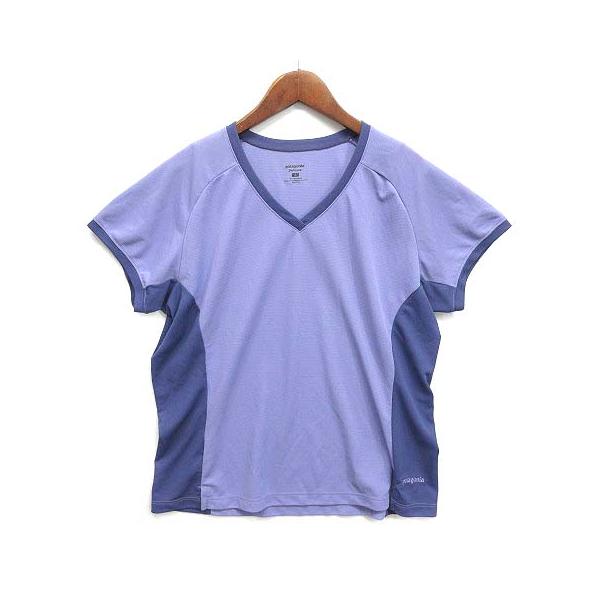 パタゴニア Patagonia USA製 キャプリーン Vネック Tシャツ