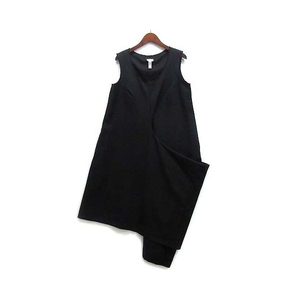 【AD2023】COMME des GARÇONS ウール切替ワンピース XS コムデギャルソン COMME des GARCONS 2023SS 裁ち切り ウール 変形