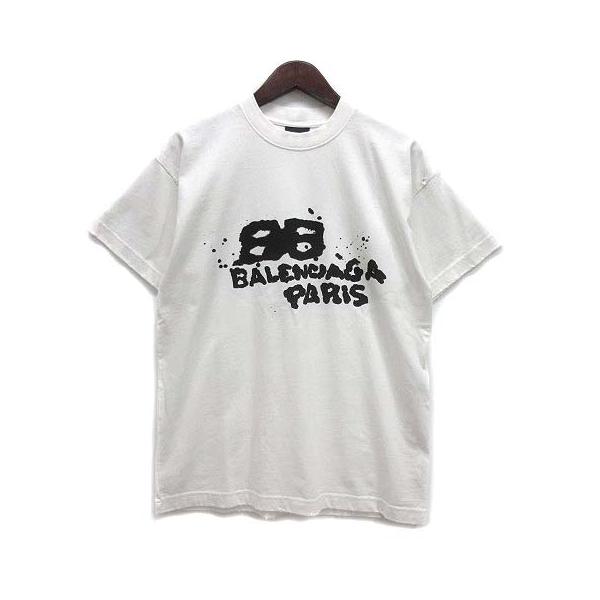 ［極美品］バレンシアガ　背面ロゴプリント　ロンT ホワイト 楽天市場】バレンシアガ（長さ（袖）長袖）（Tシャツ