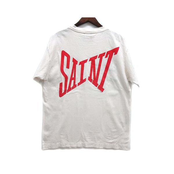 セントマイケル SAINTMICHAEL Tシャツ ロゴ SS TEE LOGO EMB 半袖 オフ 