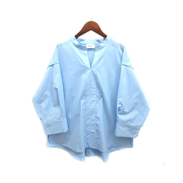 モガ MOGA タスラン タイプライター ブラウス プルオーバー バック 