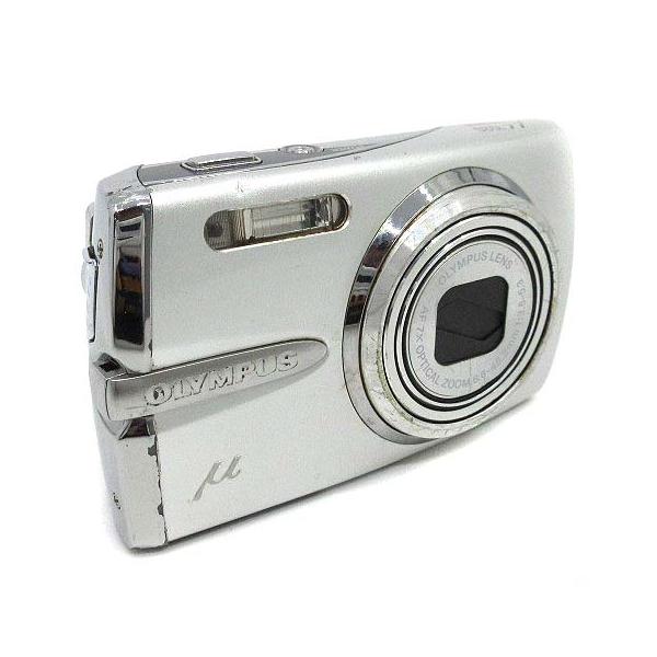 オリンパス OLYMPUS ミュー μ 1020 コンパクトデジタルカメラ デジカメ コンデジ エレガントシルバー ジャンク 動作未確認 【表記サイズ】本体寸法 幅99mm×高さ56.3mm×奥行25.2mm(※突起部含まず)本体質量 13...