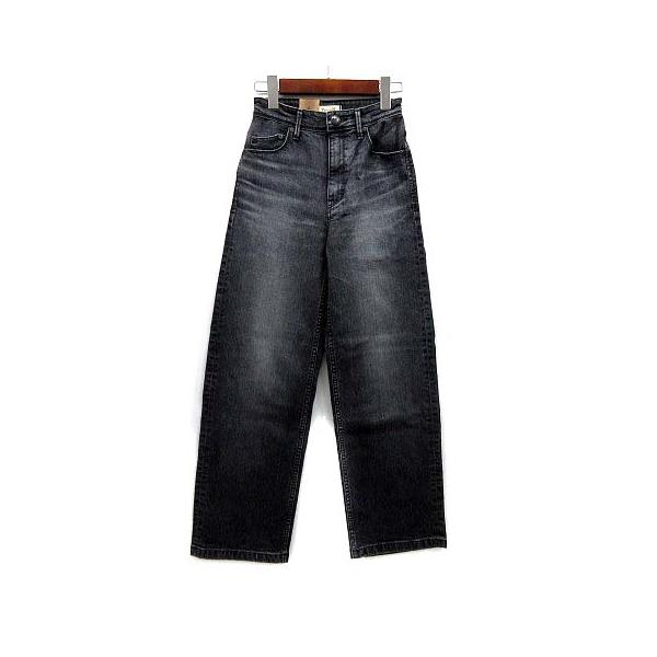 未使用品 ヤヌーク YANUK LILITH ワイド ストレート デニムパンツ  