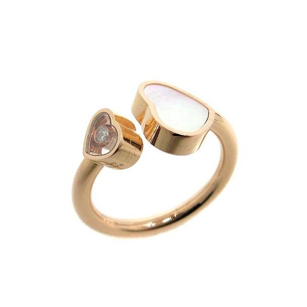 ショパール Chopard K18 ピンクゴールド ハッピーハート リング