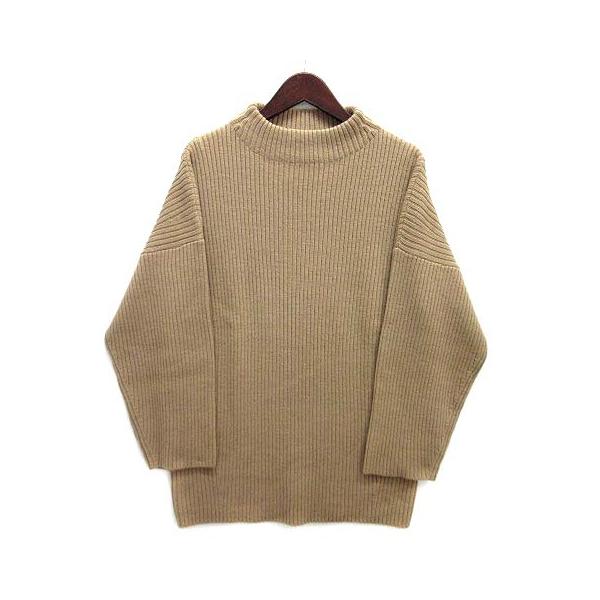 マカフィー MACPHEE トゥモローランド ウール リブ ビルドネック プル