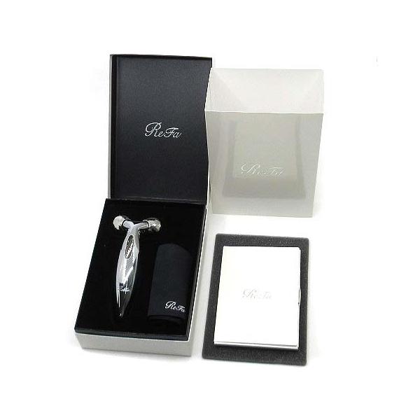 【美品】ReFa リファカラットフェイス 美顔ローラ RF-CF1842B リファ Refa カラットフェイス 美顔 ローラー RF-CF1842B : ブランド