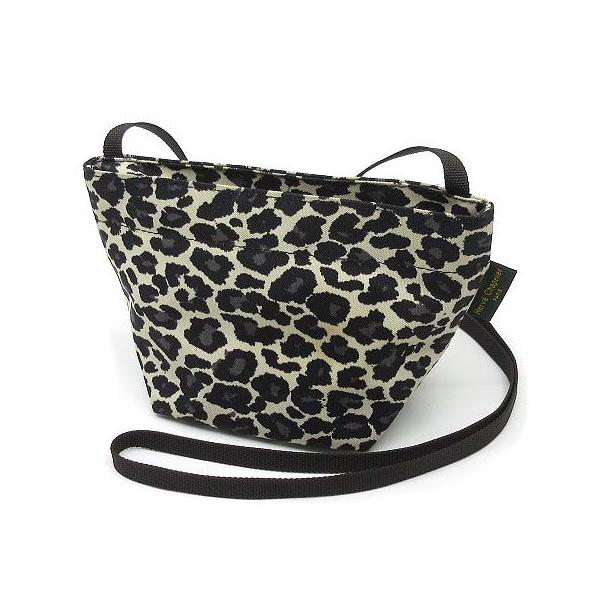 【中古】エルベシャプリエ Herve Chapelier 1927F ナイロン 舟型 ショルダーバッグ XS ポシェット レオパード ヒョウ柄 エルベシャプリエ Herve Chapelier 1927F ナイロン 舟型 ショルダー