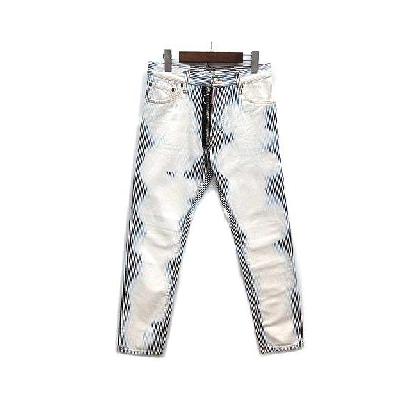 【中古】ディースクエアード DSQUARED2 Sexy Mercury Jean ヒッコリー デニムパンツ ジーンズ 44 S71LB0865 メンズ DSQUARED2（ディースクエアード） DSQUARED2 Sexy Mercury Jean