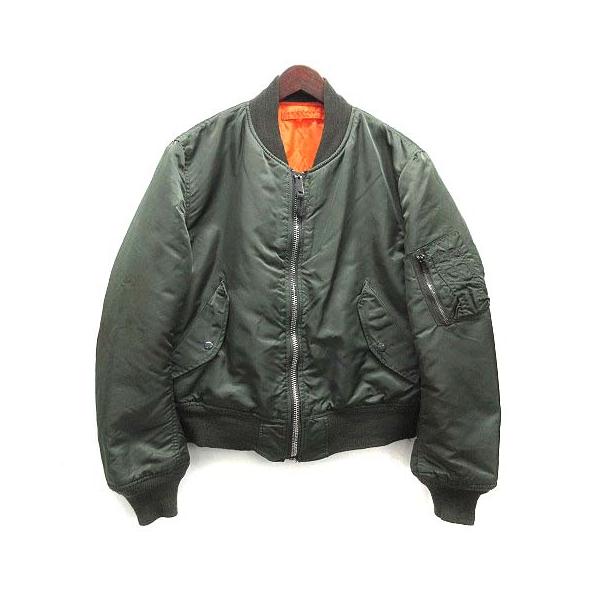 アルファ ALPHA インダストリーズ MA-1 フライトジャケット セージ