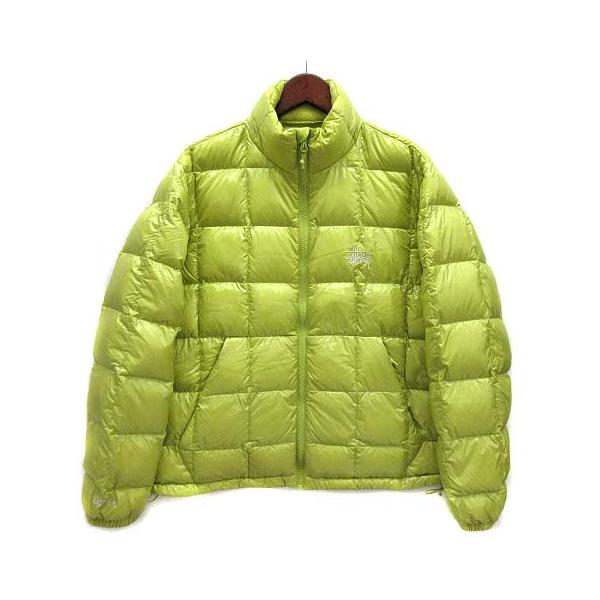 Stussy フード付きダウンジャケット クリーム色 Stussy フード付きダウンジャケット クリーム色
