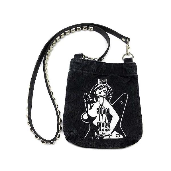 ヒステリックグラマー　ギターガール　スタッズベルト　ショルダーコサッシュバッグ HYSTERIC GLAMOUR（ヒステリックグラマー） HYSTERIC GLAMOUR 24SS