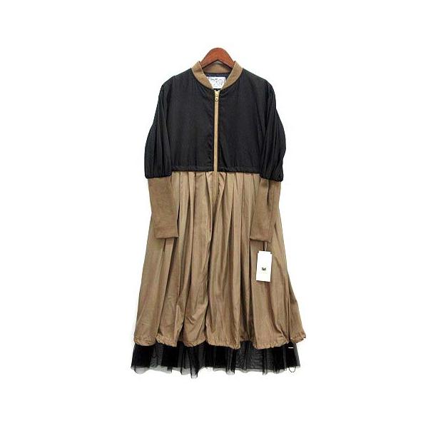 未使用品 ドスディオサス DOS DIOSAS ブルゾン ワンピース サテン