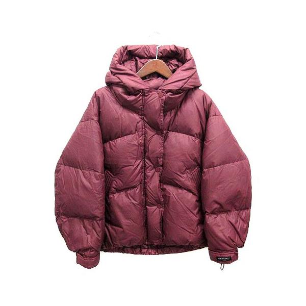フード付きレッドダウンジャケット レッド ダウンジャケット フード付き アウター｜Yahoo!フリマ（旧