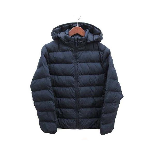 ユニクロ UNIQLO パフテック ウォッシャブル パーカ 中綿 ジップアップ ジャケット ネイビー 紺 160 471184 キッズ【ブランド】ユニクロ UNIQLO【表記サイズ】160【実寸サイズ】肩幅：40cm　身幅：49cm　着丈：...